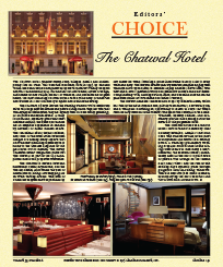 Editors Choice - The Chatwal Hotel